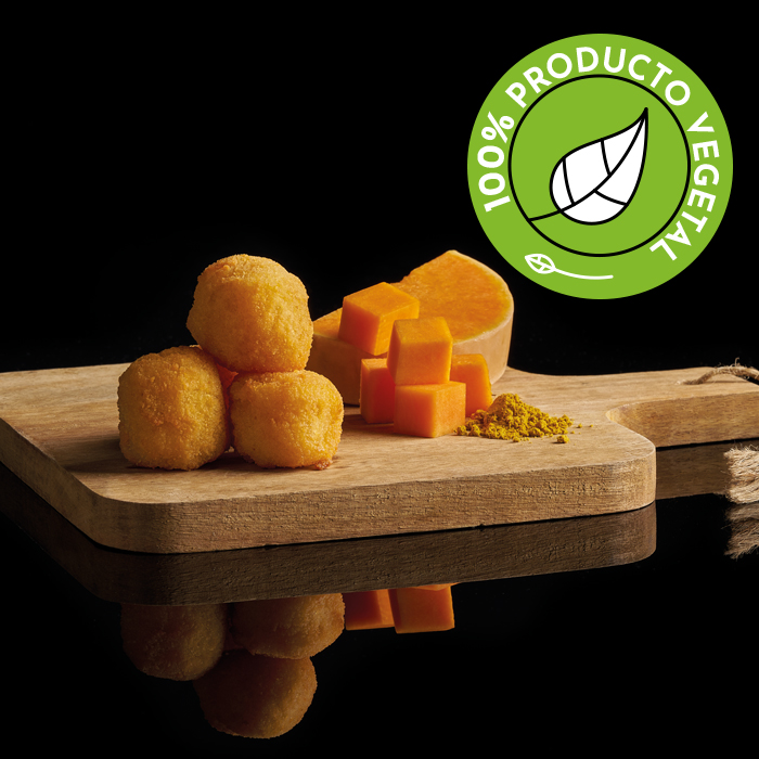 Croquetas calabaza con curry