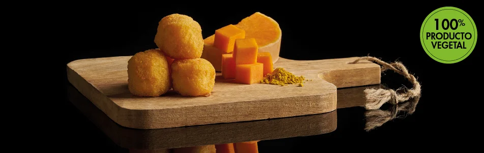 Croquetas calabaza con curry